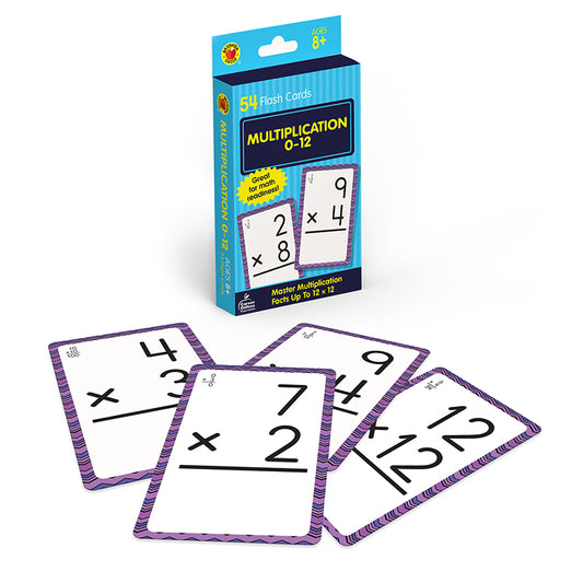 MULTIPLICATION 0 TO 12 FLASH CARDS