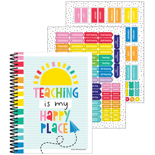 HAPPY PLACE TEACHER PLANNER BOOK