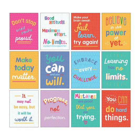 GROWTH MINDSET QUOTES MINI POSTERS