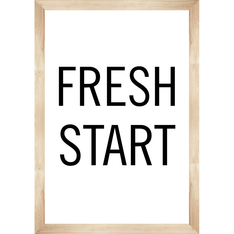 SIMPLY BOHO FRESH START POSTER