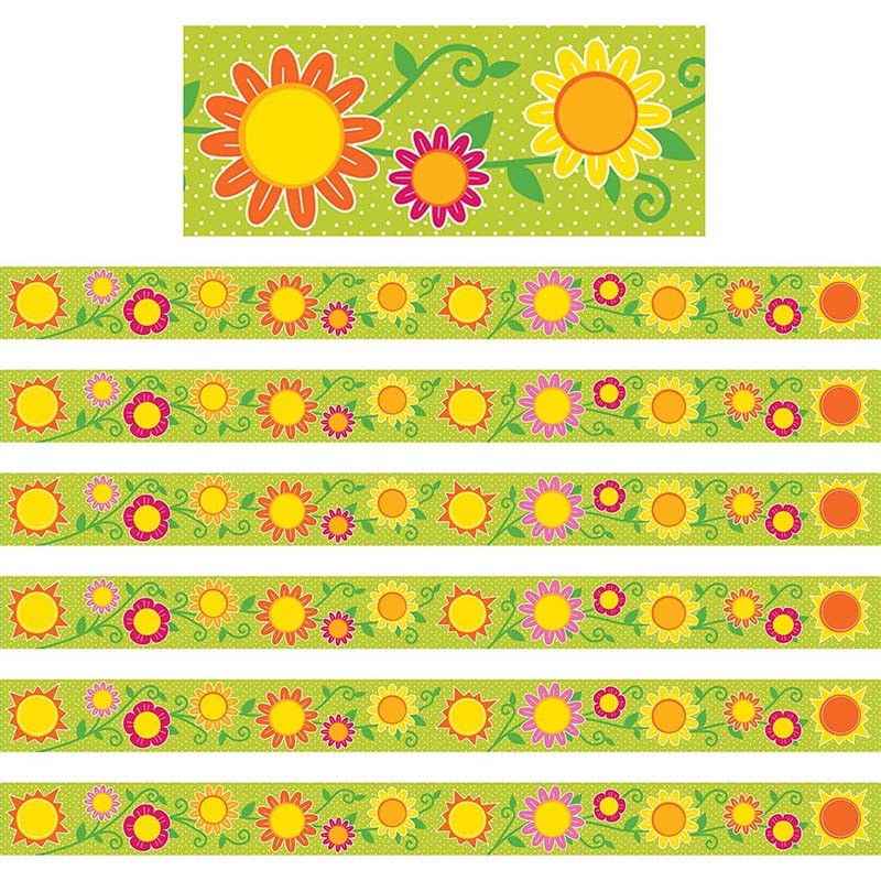 (6 PK) SUNSHINE & FLOWERS STRAIGHT