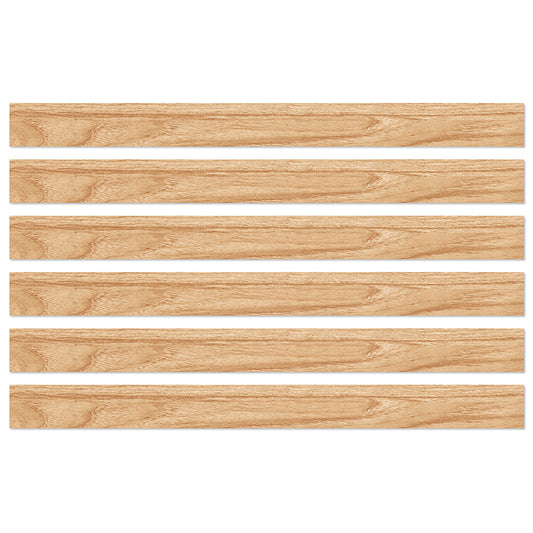 (6 PK) LIGHT WOOD GRAIN BORDERS