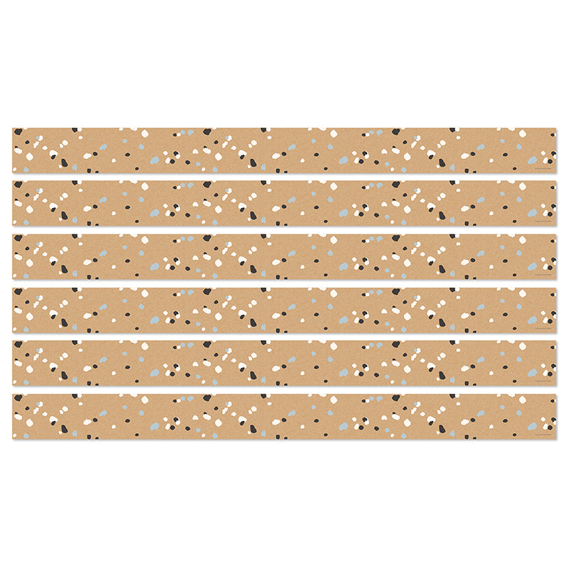 (6 PK) SPECKLD KRAFT PAPER STRAIGHT