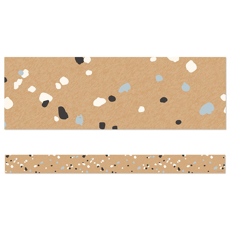 SPECKLED KRAFT PAPER STRAIGHT BORDR