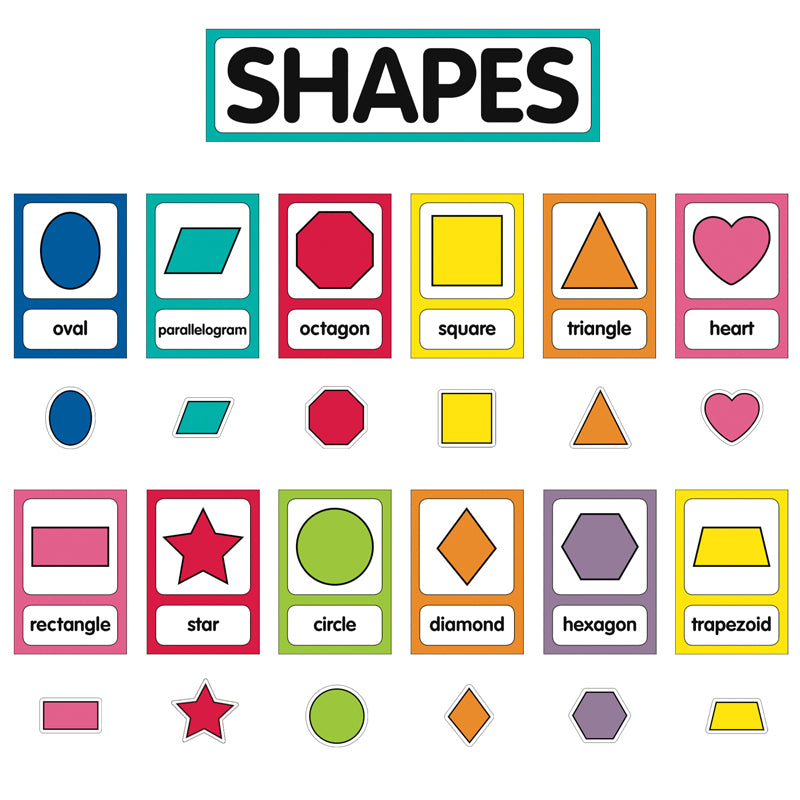 JUST TEACH SHAPE CARDS MINI BBS