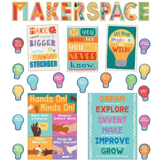 MAKERSPACE BULLETIN BOARD SET