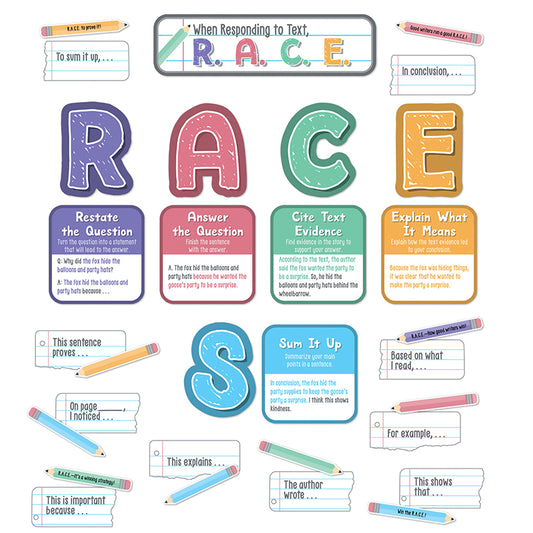 RACE WRITING STRATEGY BULLETIN SET