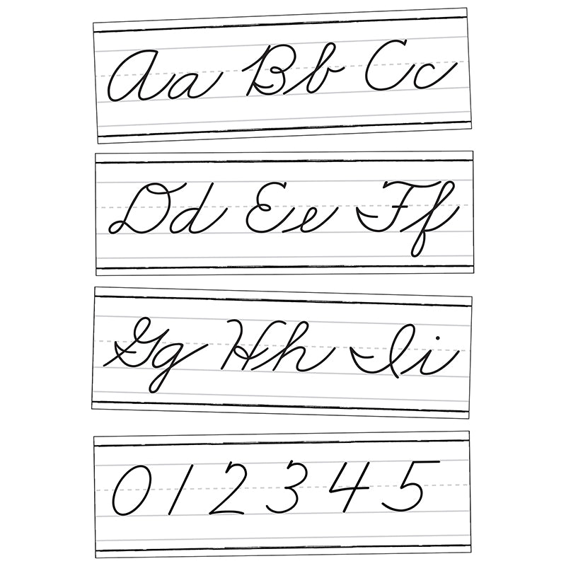 FARMHOUSE CURSIVE ALPHABET LINE