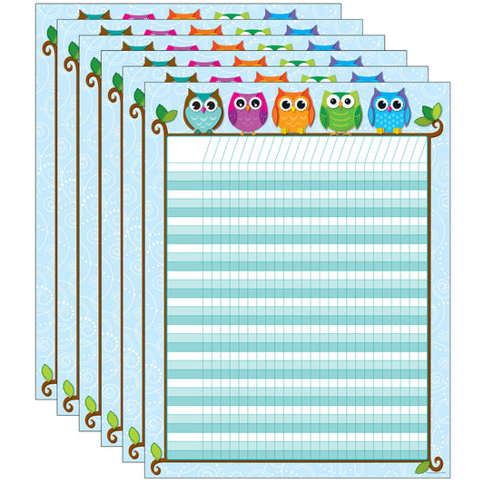 (6 EA) COLORFUL OWLS INCENTIVE