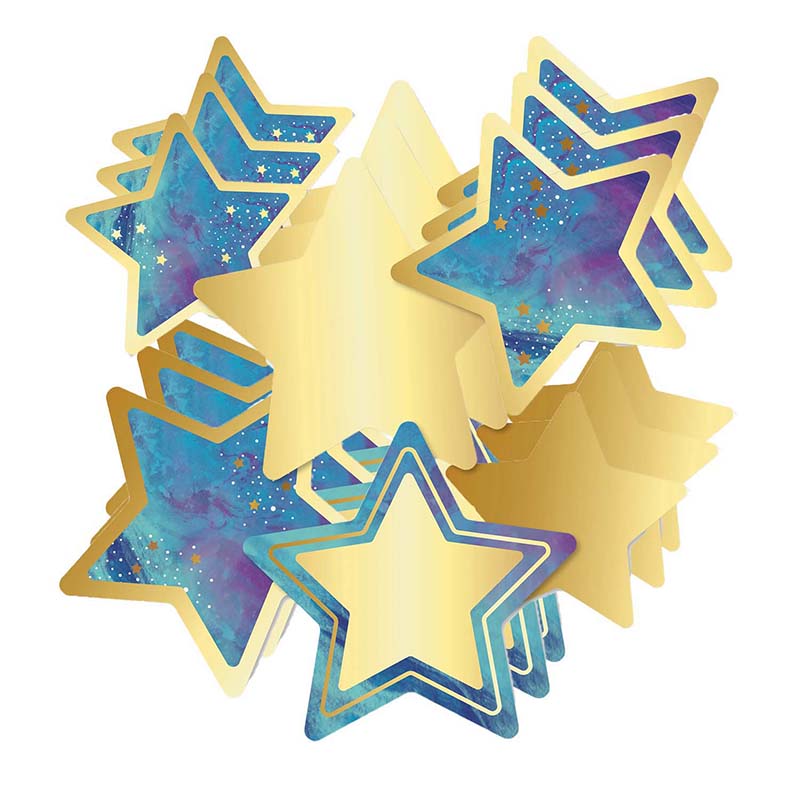 (3 PK) GALAXY STARS CUT-OUTS