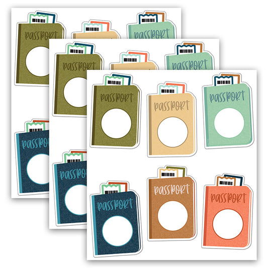 (3 PK) EXPLORE PASSPORTS CUT-OUTS