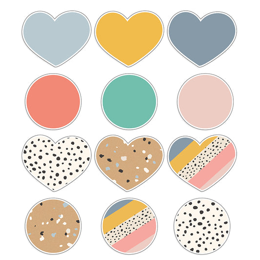 (3 PK) WE BELONG HEART & DOT CUTOUT