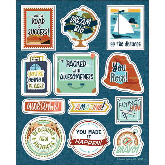 LETS EXPLORE MOTIVATIONAL STICKERS