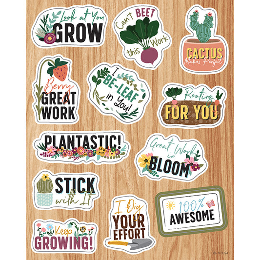 (12 PK) GROW TOGETHER SHAPE STICKER