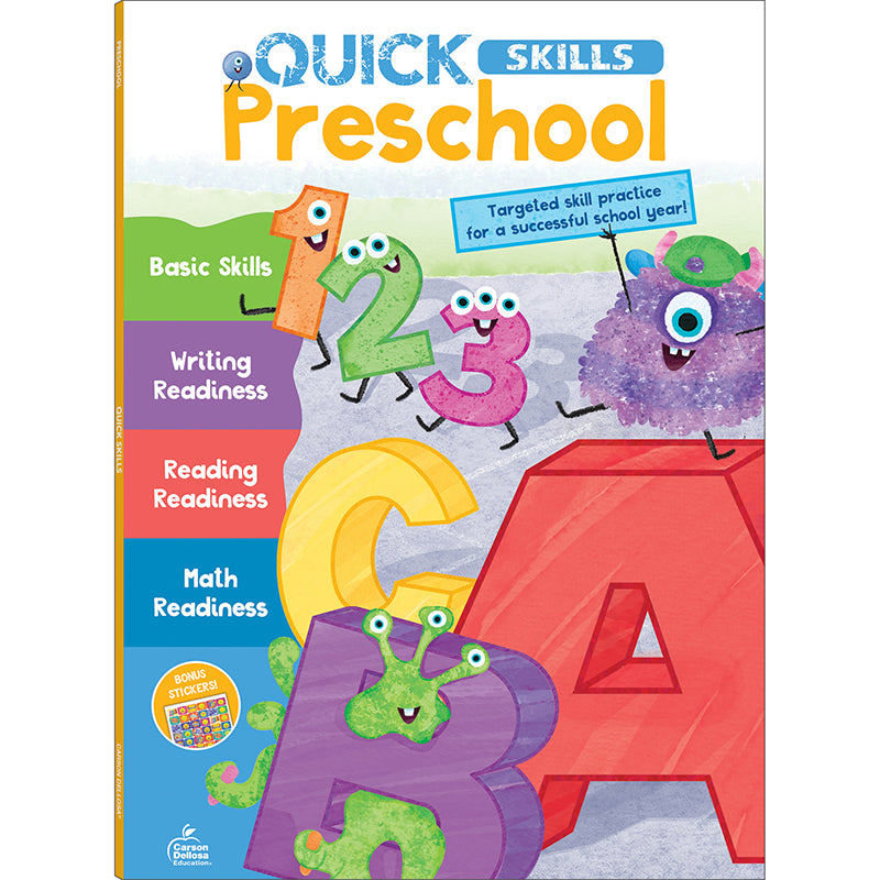 QUICK SKILLS PRESCHOOL WORKBOOK