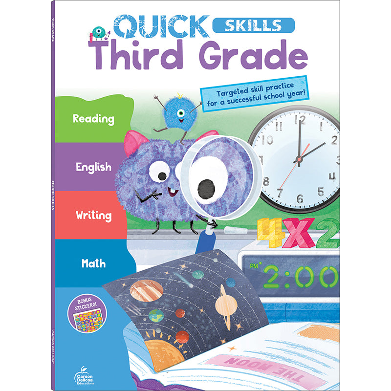 QUICK SKILLS THIRD GRADE WORKBOOK