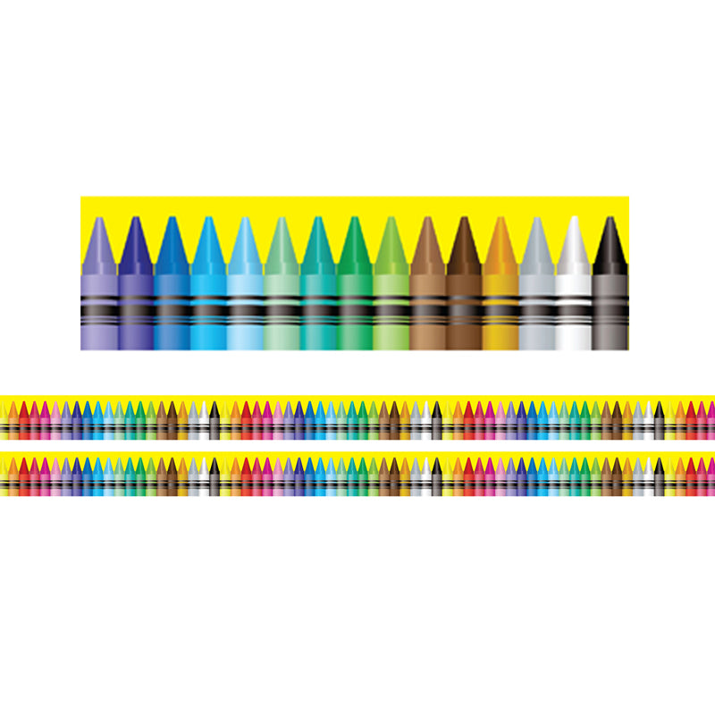 (2 PK) CRAYON THEME MAGNETIC BORDER