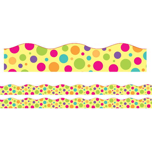 (2 PK) COLORFUL DOT MAGNETIC BORDER