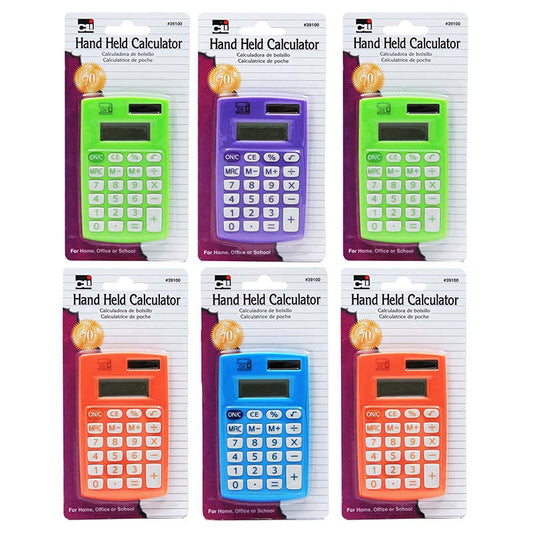(6 EA) PRIMARY CALCULATOR 8 DIGIT