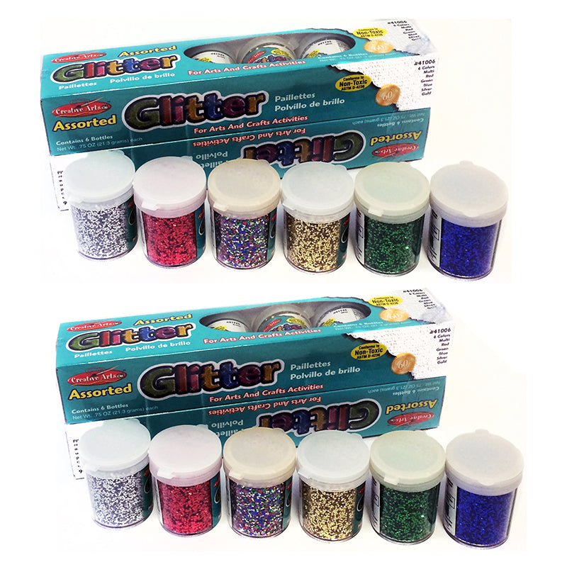 (2 PK) GLITTER SET 12 PER PK