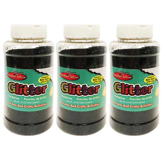 (3 EA) CREATIVE ARTS GLITTER 1LB