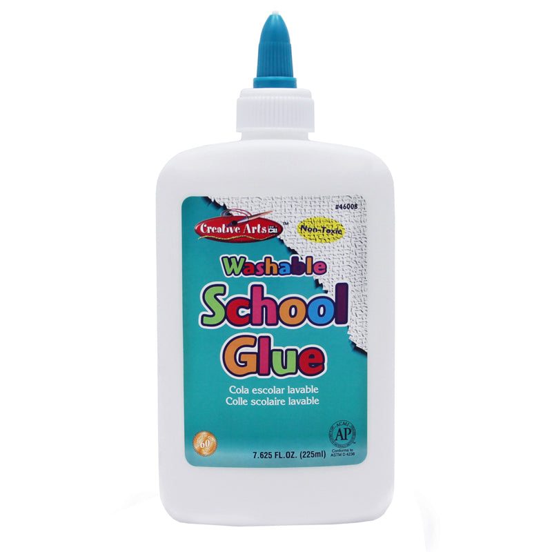 ECONOMY WASHABLE SCHOOL GLUE 8 OZ