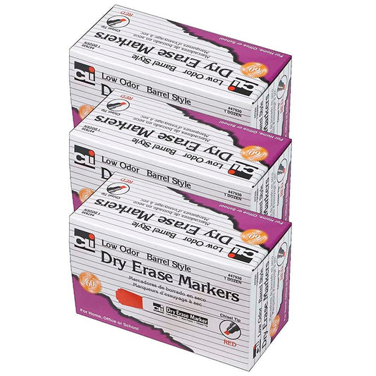 (3 BX) 12CT PER BX DRY ERASE