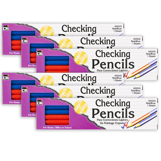 (6 DZ) CHECKING PENCILS 12 PER PK