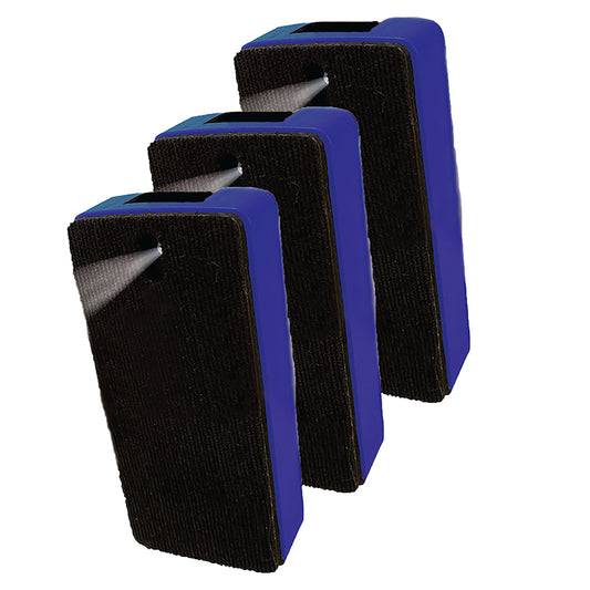 (3 EA) WHITEBORD ERASER BLK W/SPRAY