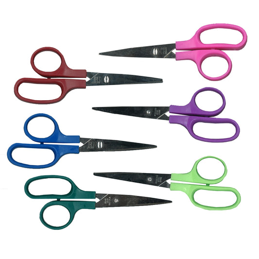 CHILDRENS SCISSORS 5IN POINTED ASST