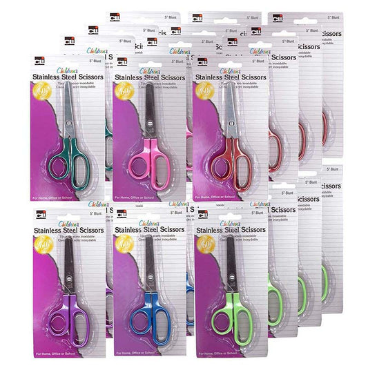 (24 EA) SCISSORS CHLDRNS 5IN BLUNT