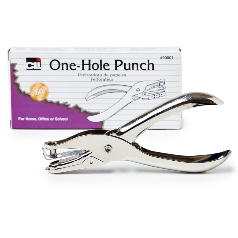 PAPER PUNCHES 1 HOLE W/METAL CATCH