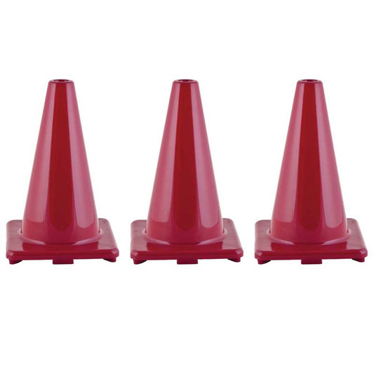 (3 EA) FLEXIBLE VINYL CONE 12IN