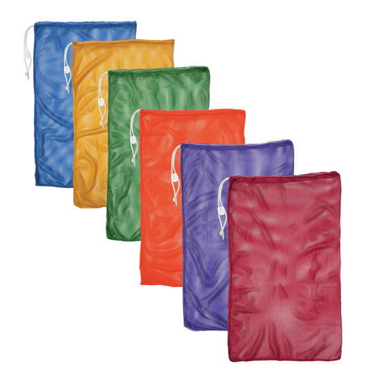 EQUIPMENT BAG SET OF 6 MESH ASST LG