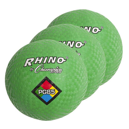 (3 EA) PLAYGROUND BALL 8 1/2IN GRN