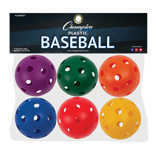 PLASTIC BALLS BASEBALL SIZE 6 SET