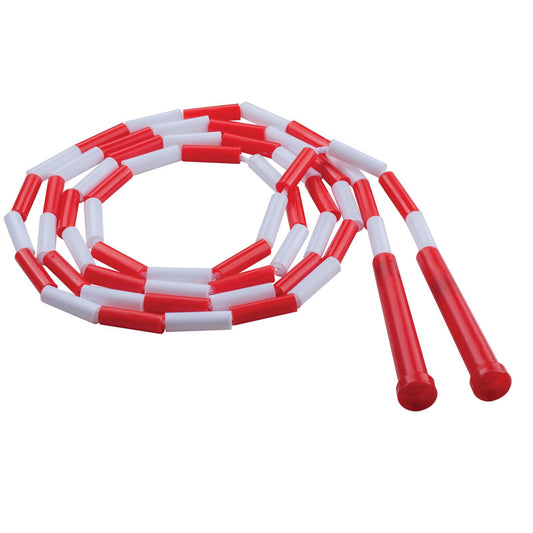 PLASTIC SEGMENTED ROPES 7FT RED &