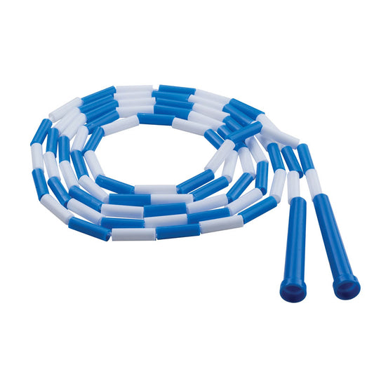 PLASTIC JUMP ROPE BLUE WHITE