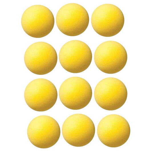 (12 EA) YELLOW FOAM BALL 4IN