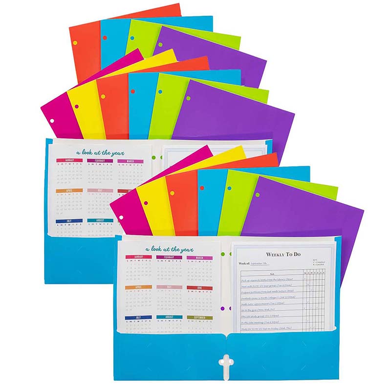 (18 EA) 2 POCKET LAMINATED PAPER