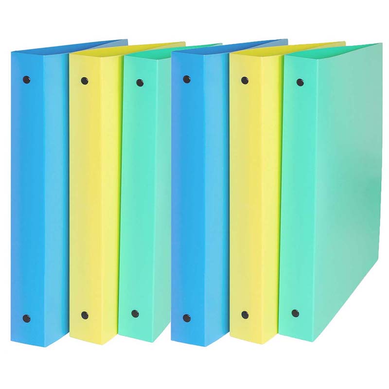 (6 EA) C LINE 3 RING BINDER 1IN