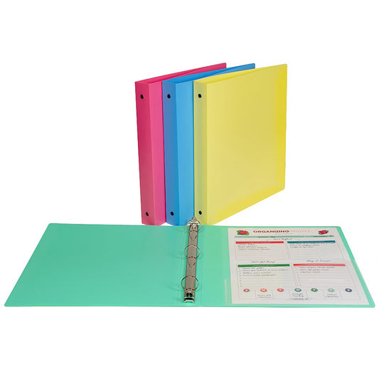 C LINE 3 RING BINDER 1IN CAPACITY