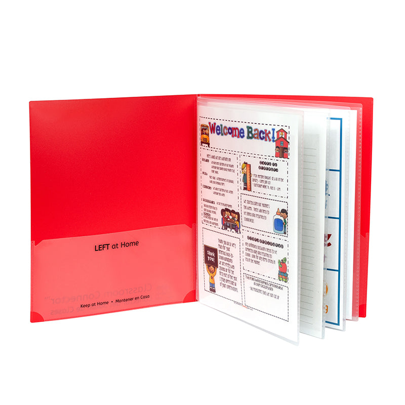 MULTI POCKET FOLDERS RED BOX OF 15