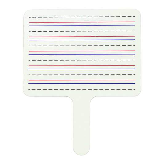 TWO-SIDED DRY ERASE ANSWER PADDLE