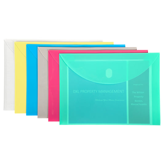 C LINE XL POLY ENVELOPE ASST COLORS