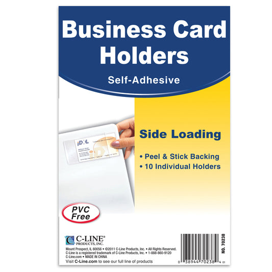 BUSINESS CARD HOLDER SIDE LOAD