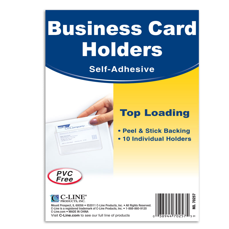 BUSINESS CARD HOLDER TOP LOAD