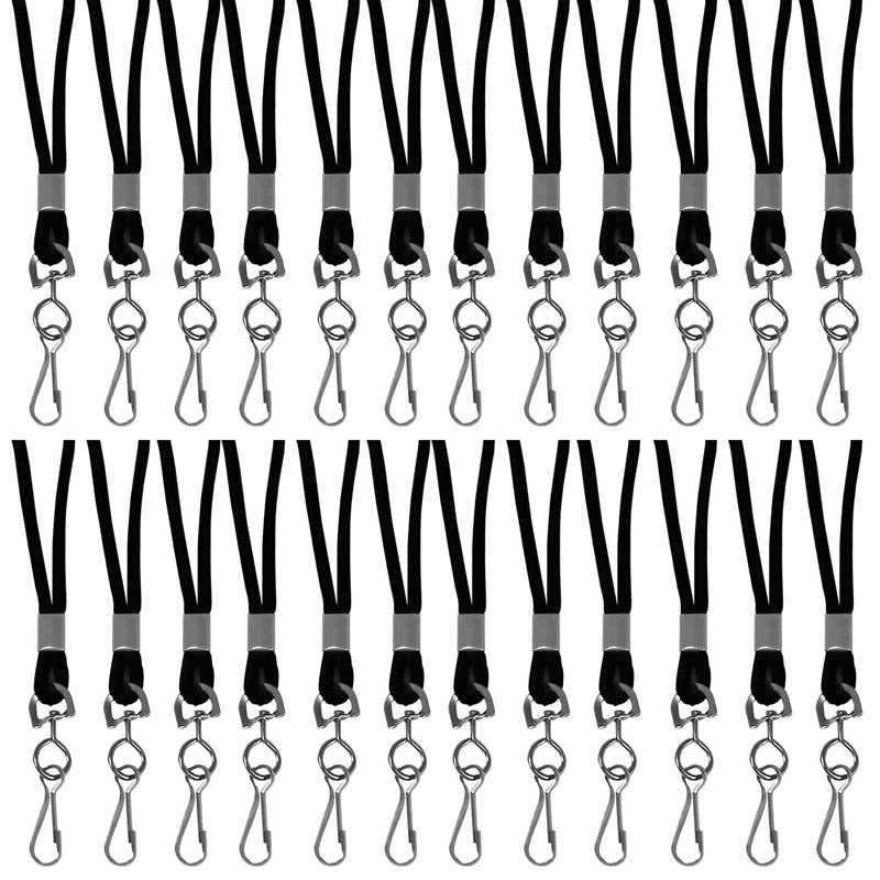 (24 EA) C LINE BLK STD LANYARD WITH