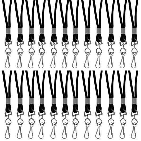 (24 EA) C LINE BLK STD LANYARD WITH