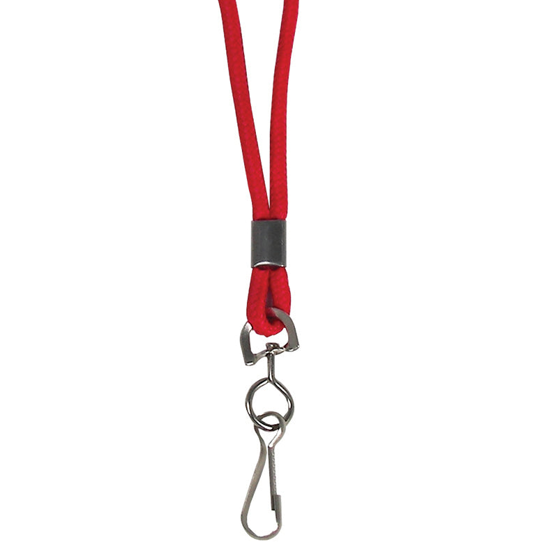 C LINE RED STD LANYARD WITH SWIVEL